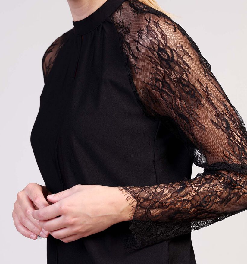 Vero Moda Milla Lace Blouse en Noir pour femmes (364506)