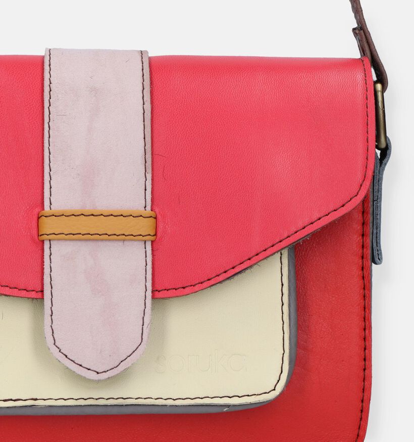 Soruka Grace Loop Reversible Basic Rode Crossbody Tas voor dames (342292)
