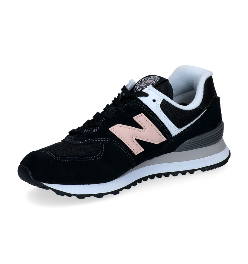 New Balance WL 574 Baskets en Vert pour femmes (349411) - pour semelles orthopédiques