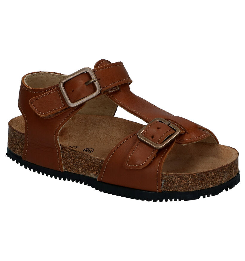 Enfant Sandales en Cognac en cuir (288899)