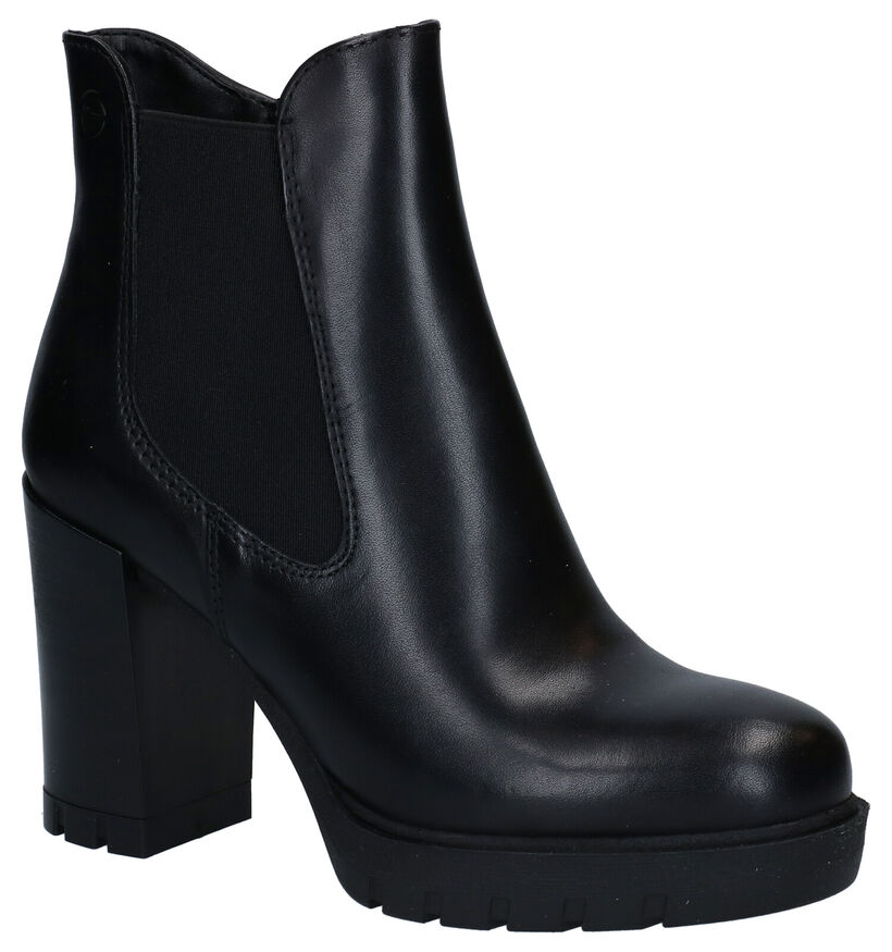 Tamaris Touch It Bottillons en Noir en simili cuir (297010)