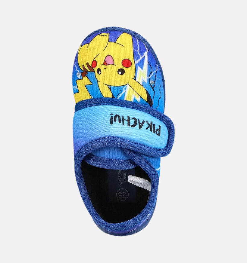 Pok&eacute;mon Pikachu Pantoufles en Bleu/Jaune pour filles, gar&ccedil;ons (381160)