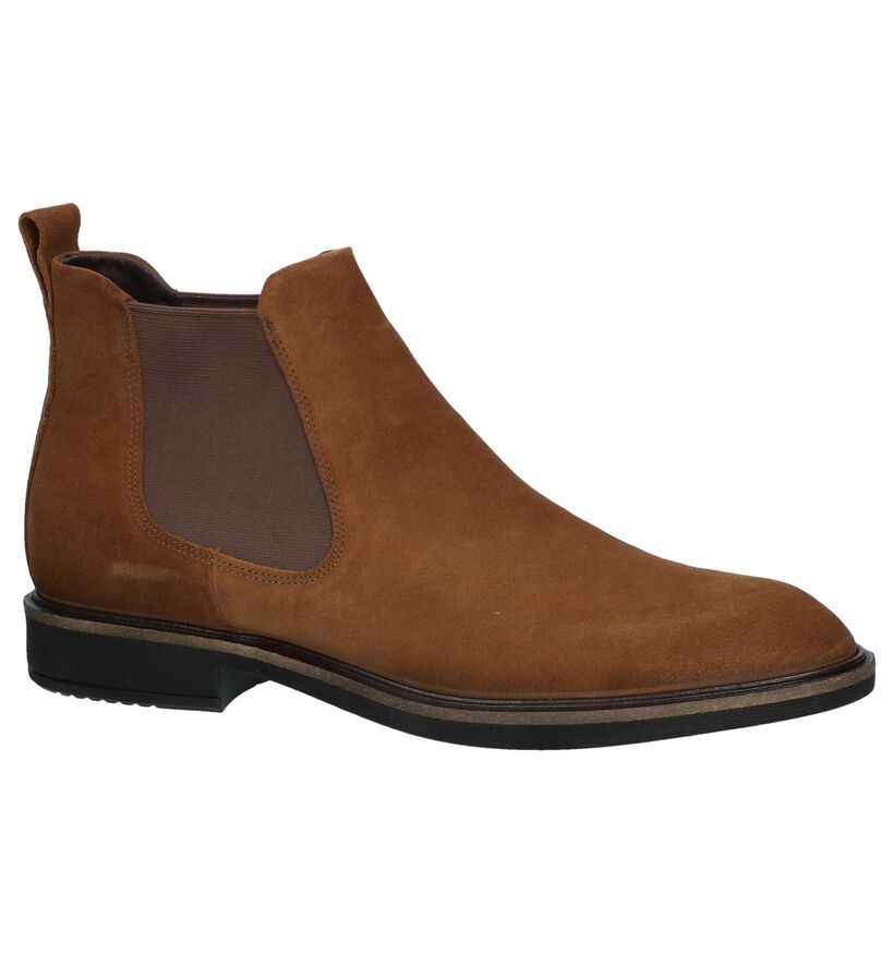 ECCO Vitrus Bruine Chelsea Boots II in daim (235748)