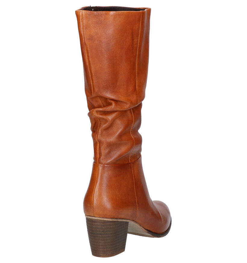 SPM Cognac Laarzen in leer (256088)