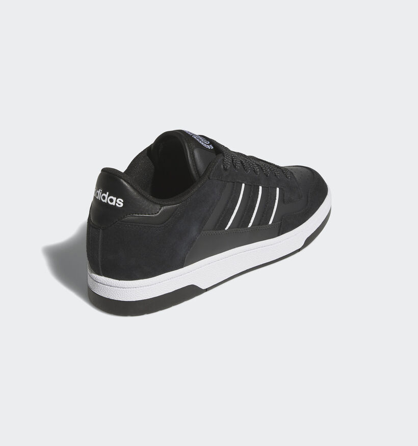 adidas Rapid Court Low Baskets en Noir pour hommes, garçons (350183)
