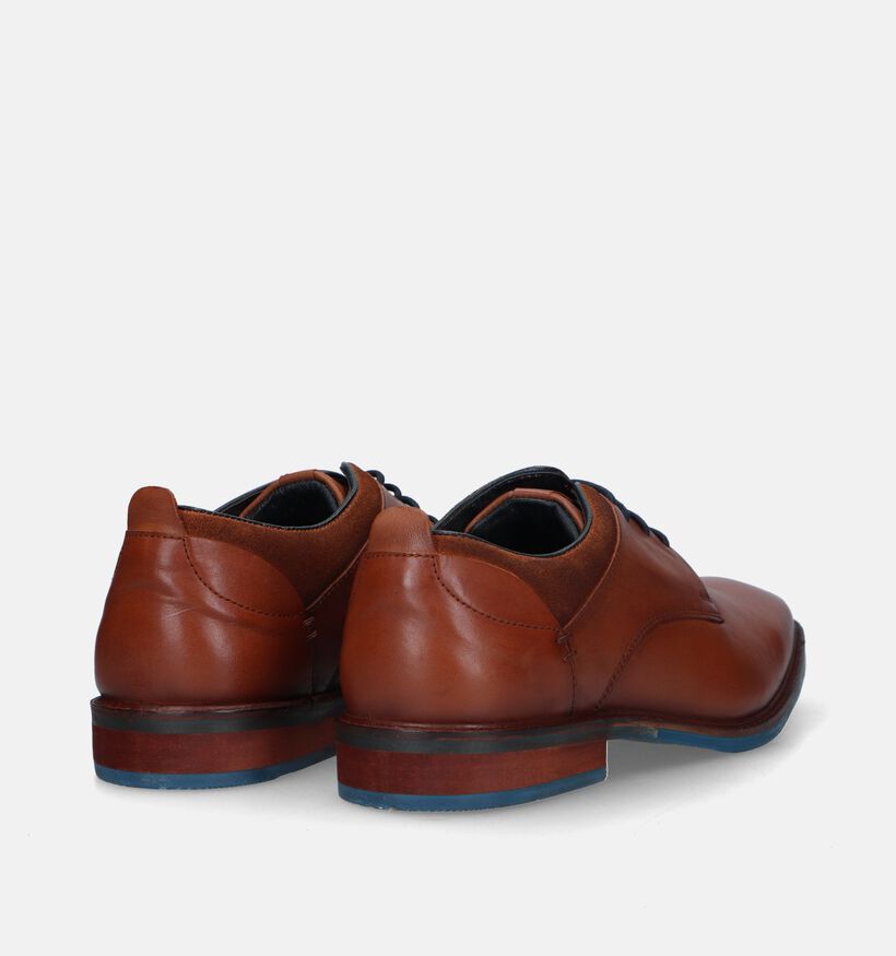 Via Borgo Chaussures classiques en Cognac pour hommes (330331)