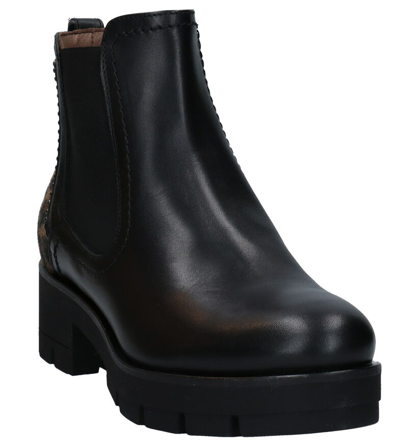 NeroGiardini Bottines à talons en Noir en cuir (283181)