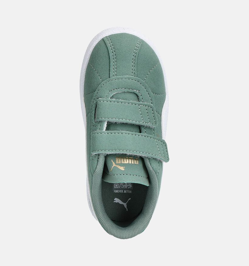 Puma Club II Groene Sneakers voor jongens, meisjes (359287) - geschikt voor steunzolen
