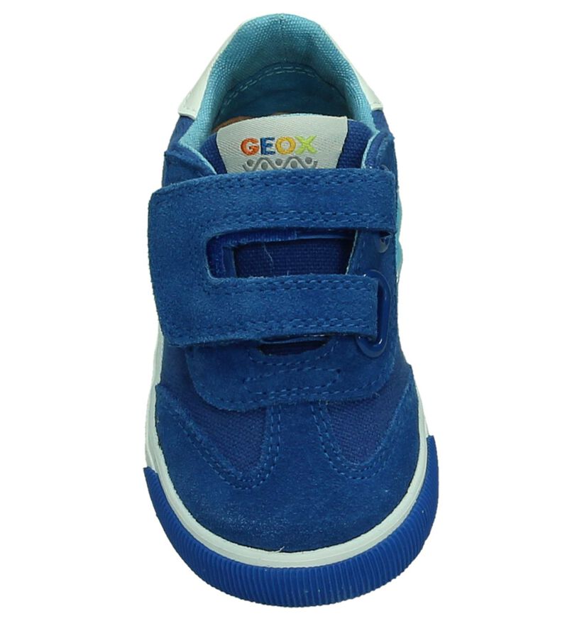 Geox Chaussures basses en Bleu en textile (190637)