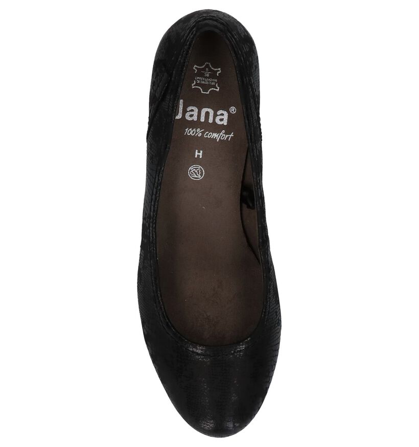 Jana Escarpins classique en Noir en daim (225909)