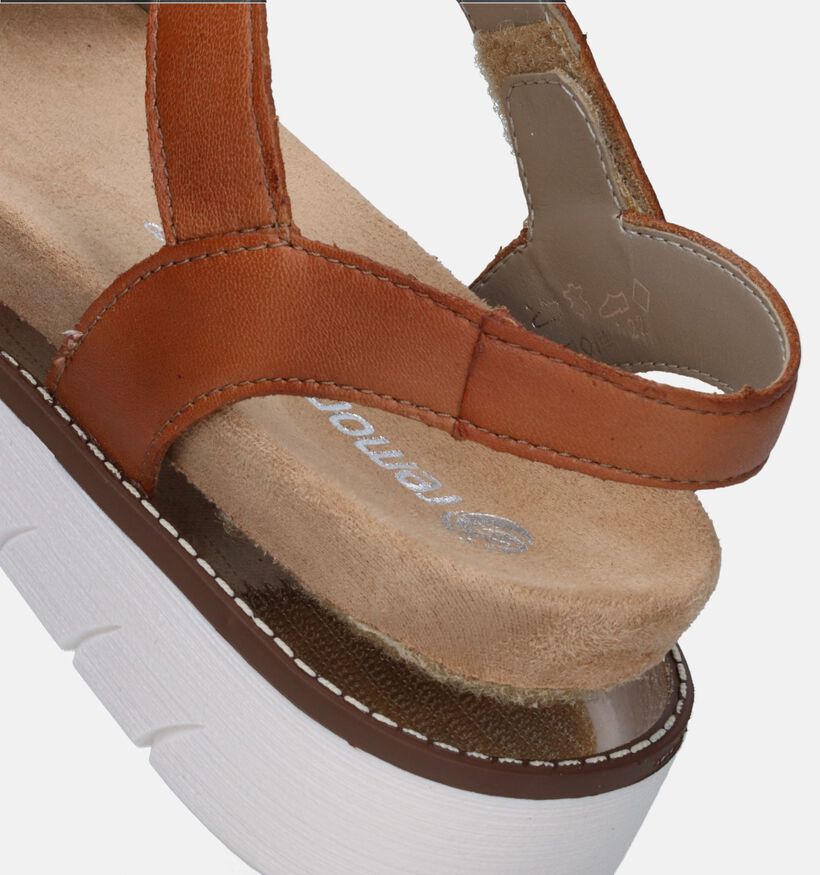 Remonte Cognac Sandalen voor steunzolen voor dames (339244) - geschikt voor steunzolen