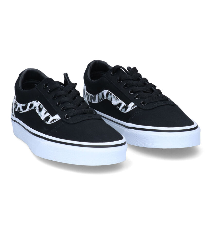 Vans Ward Baskets de skate en Rose pour femmes (327993)
