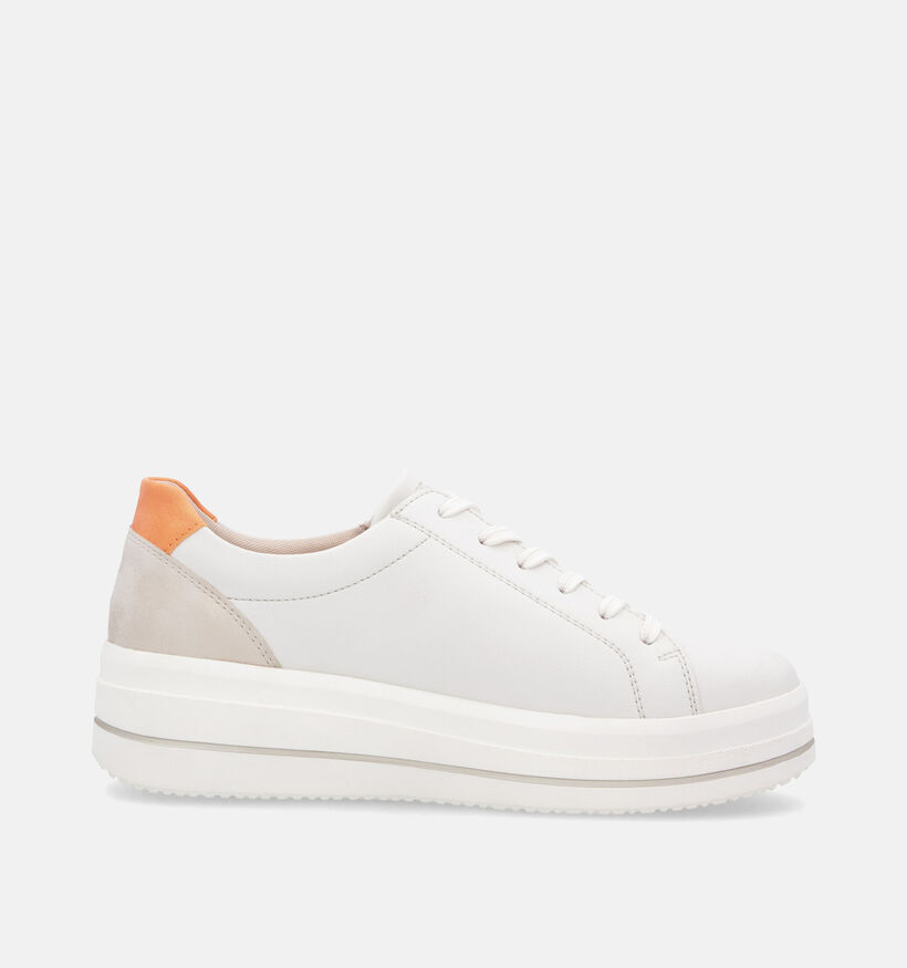 Remonte Witte Veterschoenen voor dames (351209) - geschikt voor steunzolen