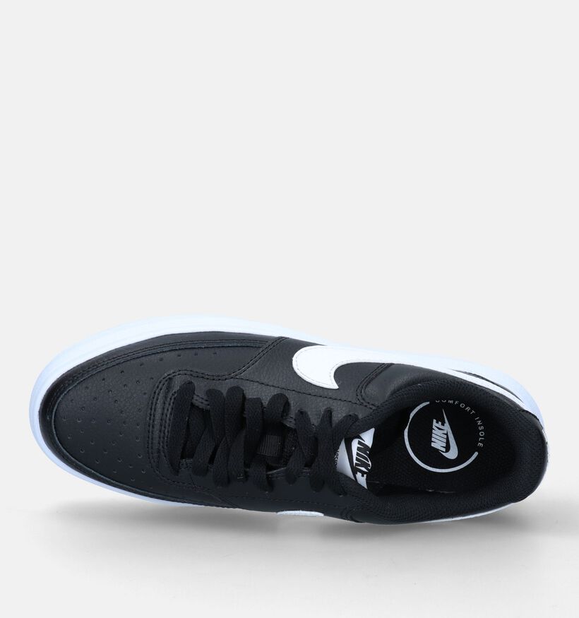 Nike Court Vision Alta Zwarte Sneakers voor dames (332412)