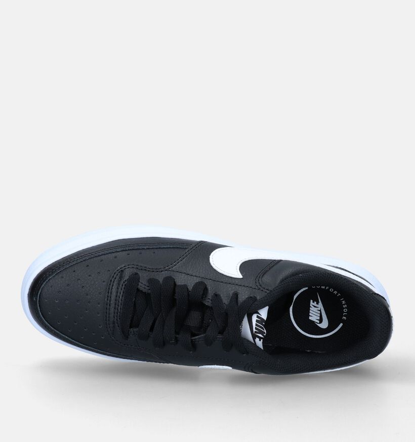 Nike Court Vision Alta Baskets en Noir pour femmes (332412)