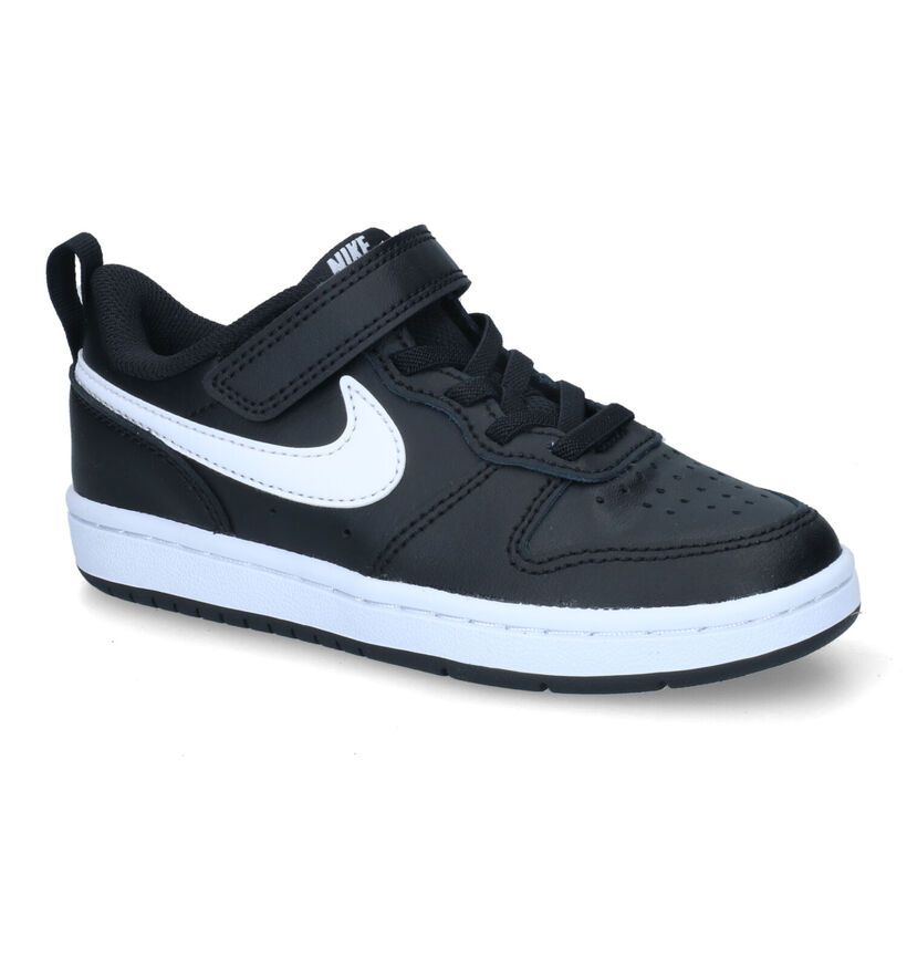 Nike Court Borough Low PSV Zwarte Sneakers voor jongens, meisjes (322309) - geschikt voor steunzolen