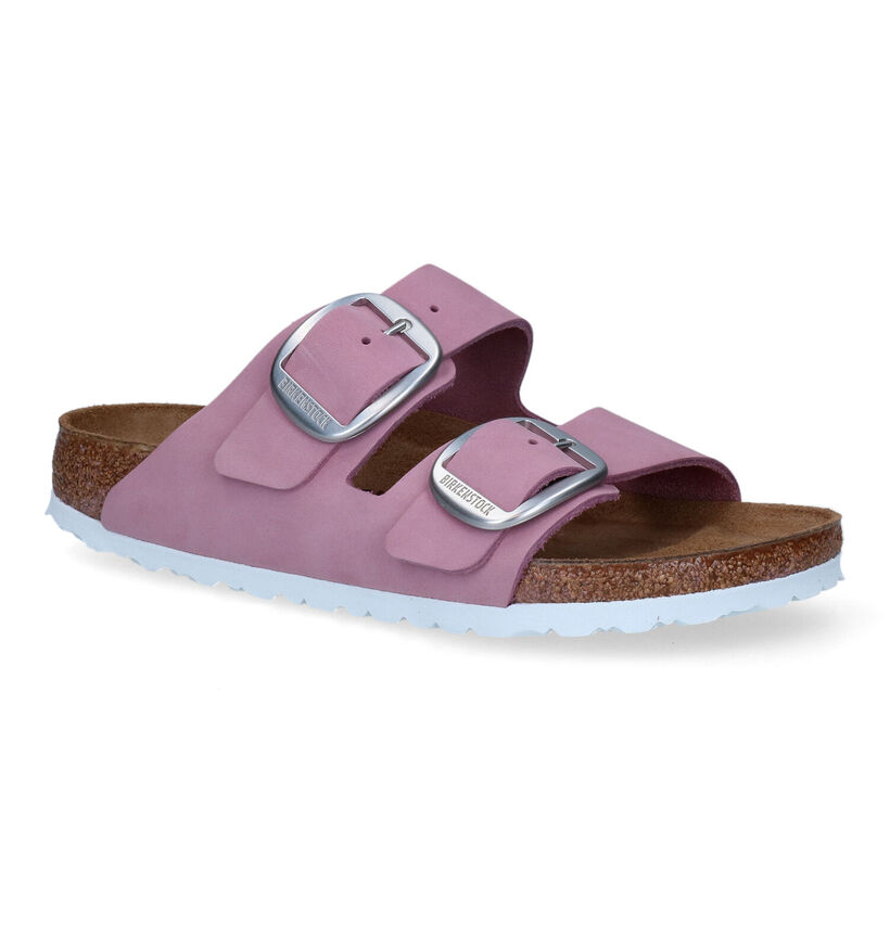 Birkenstock Arizona Big Buckle Nu-pieds en Noir pour femmes (322632)