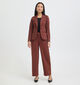 Fransa Blazer Bordeaux Geklede Broek voor dames (378671)