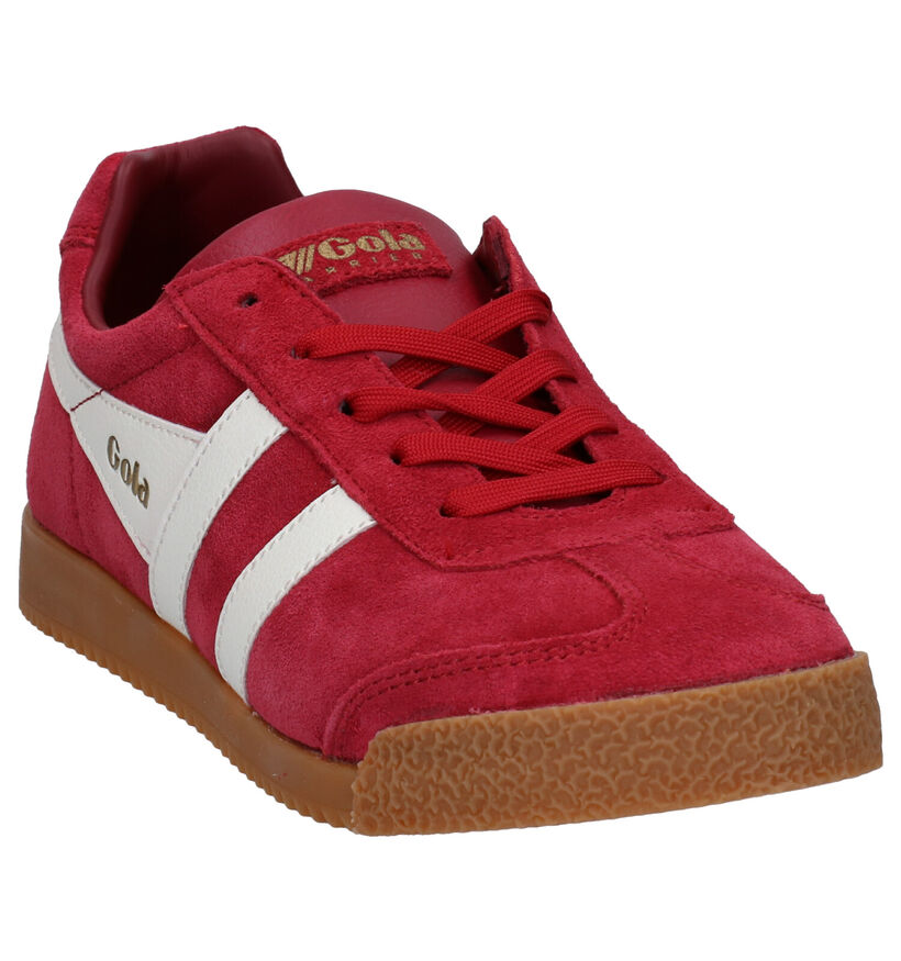 Gola Classics Rode Sneakers in daim (287678)