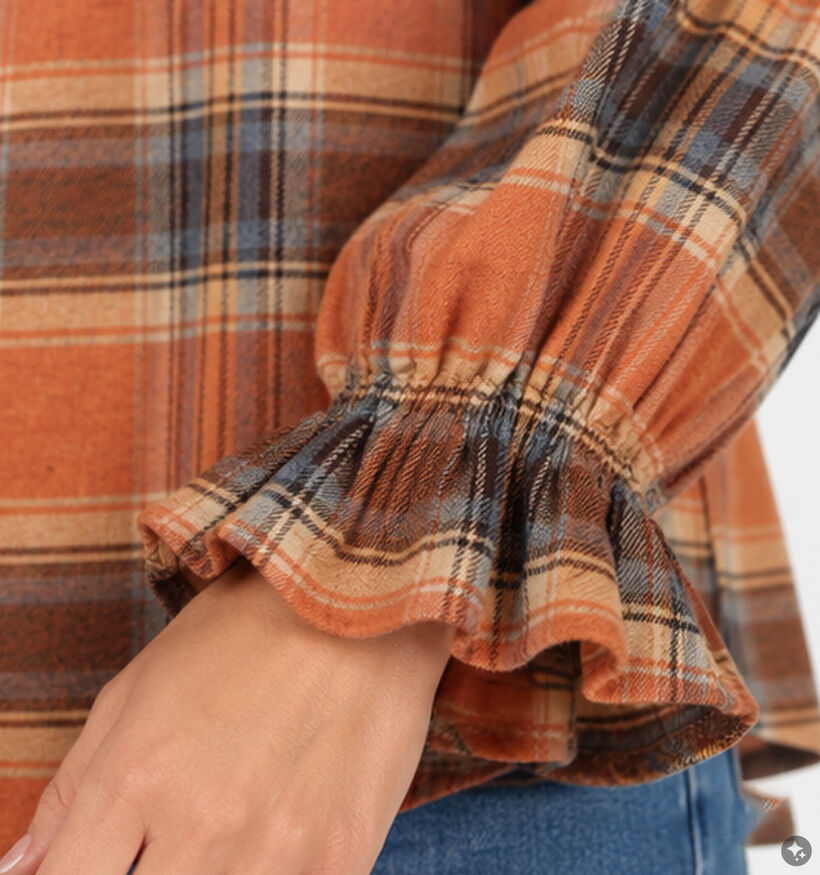 Ador&eacute; Kimber Bruine Blouse met Trumpet Sleeves voor dames (384091)