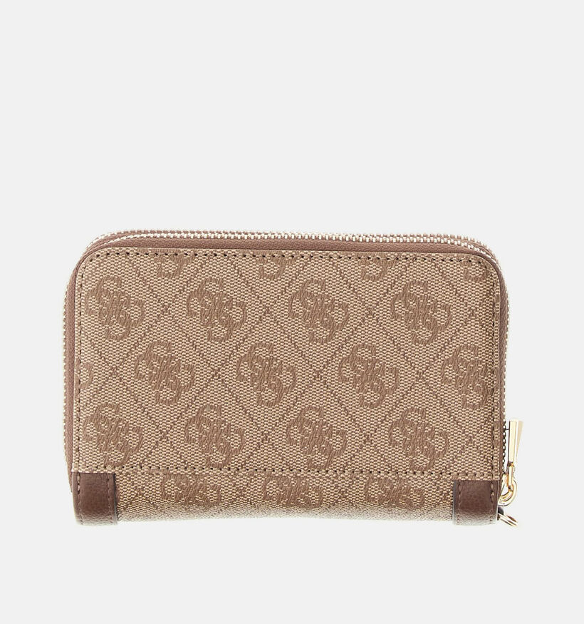 Guess Lindsey Bruine Portemonnee met Rits voor dames (375933)