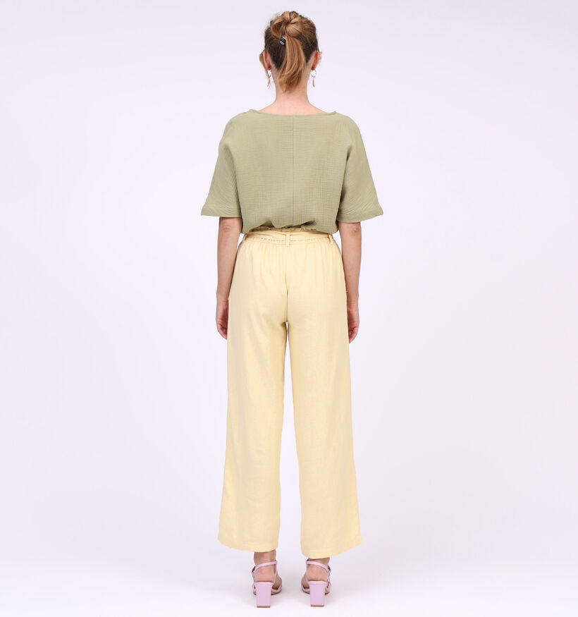 JDY Pantalon Large en Jaune (311836)