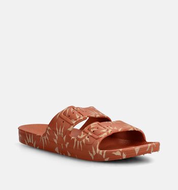 Freedom Moses Nu-pieds Beige/Or/Marron/Or rose