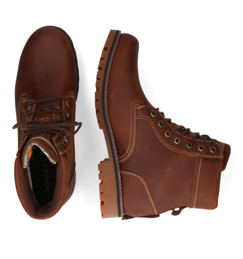 Timberland Rugged 6IN Plain Toe WP Bruine Bottines voor heren (313467) - geschikt voor steunzolen