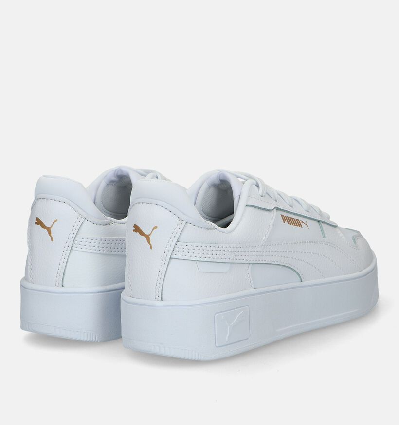 Puma Carina Street Baskets en Blanc pour femmes (326420) - pour semelles orthopédiques