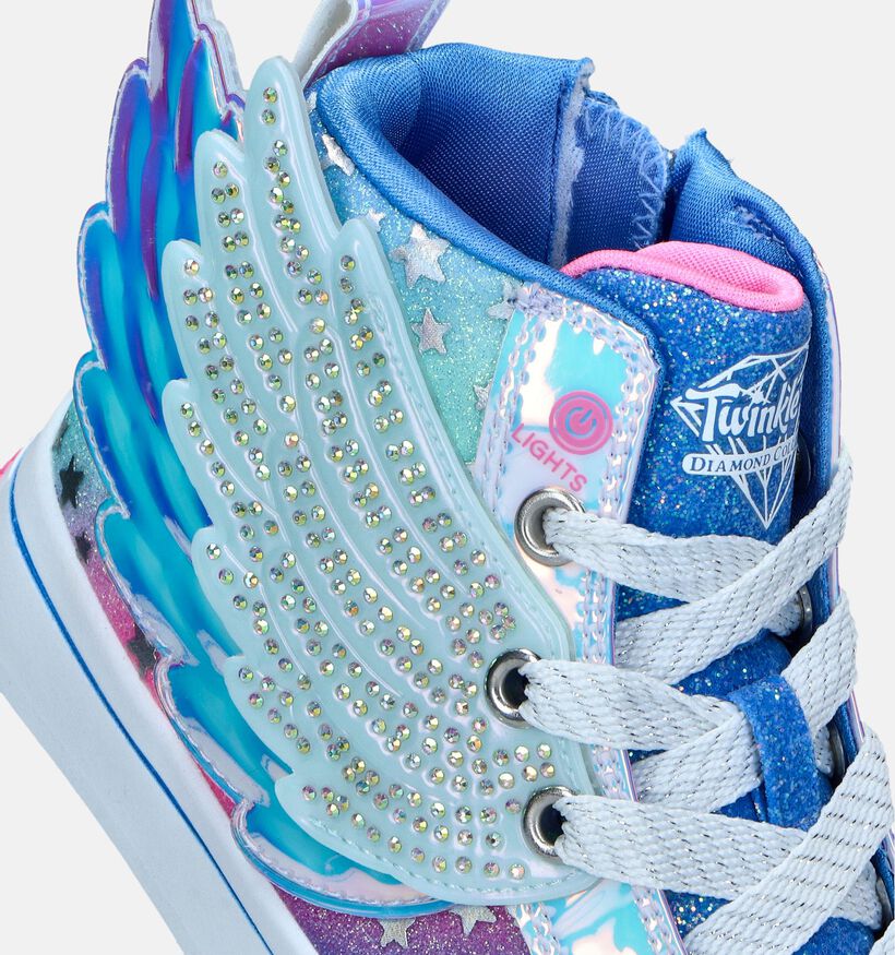 Skechers Twi-Lites 2.0 Dreamy Baskets en Bleu pour filles (350340)