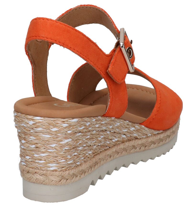 Gabor Oranje Sandalen in nubuck (288077)