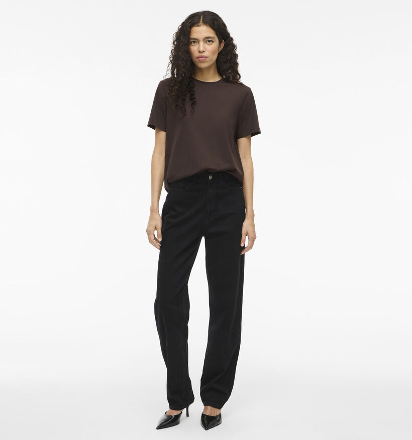 Vila Nora Donkerbruine T-shirt voor dames (378468)