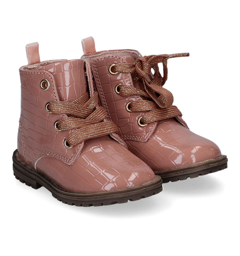 Milo & Mila Roze Bottines voor meisjes (313586)