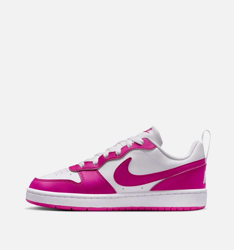 Nike Court Borough LOW Baskets en Rose pour filles (350498)