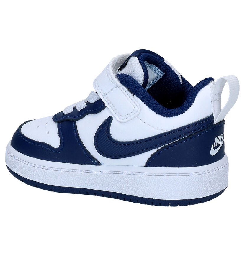 Nike Court Borough Zwarte Sneakers voor jongens, meisjes (302142)