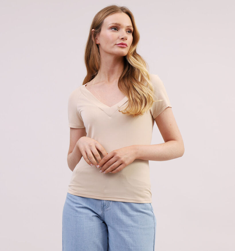 Vero Moda Inka Beige T-shirt voor dames (327201)