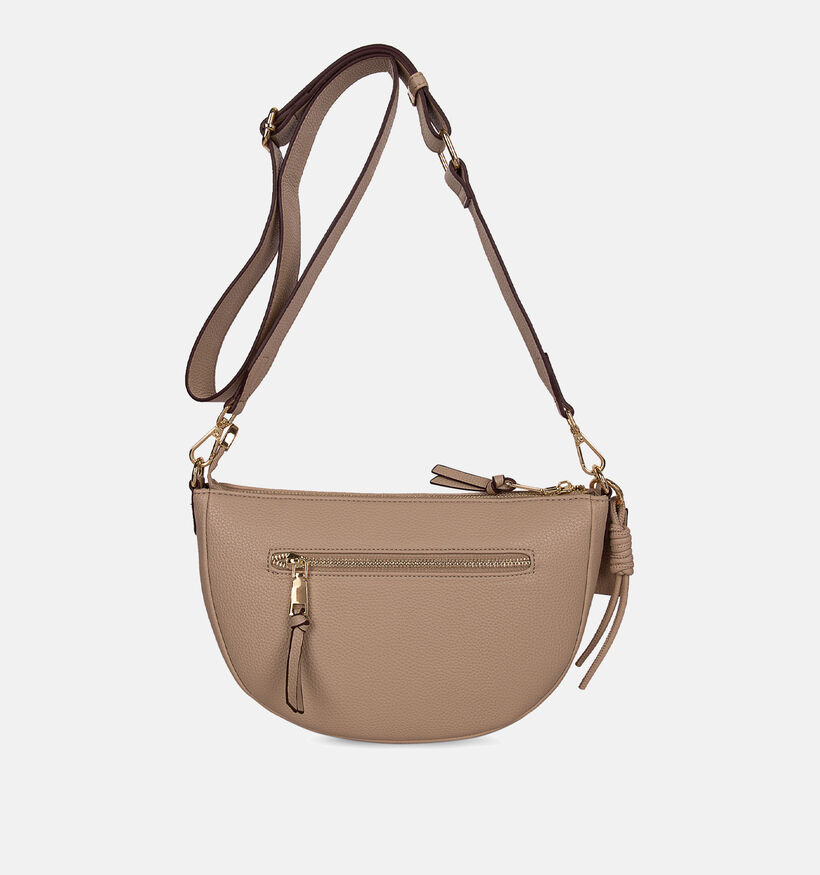 Laurent David Taupe Crossbodytas voor dames (374022)