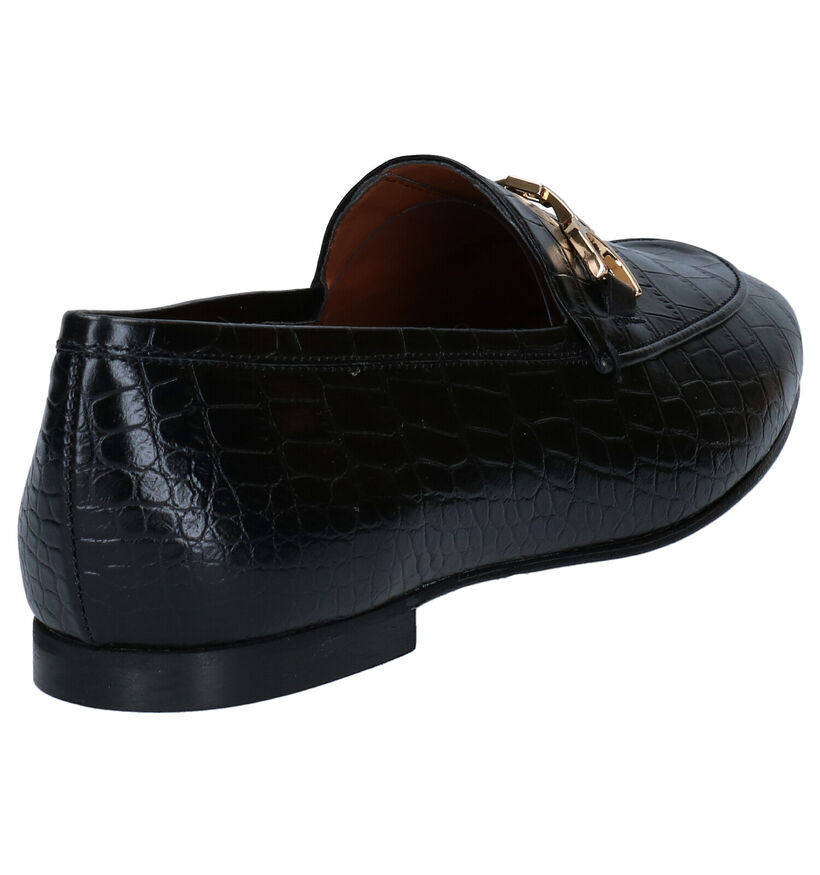 Via Limone Zwarte Loafers in leer (281557)