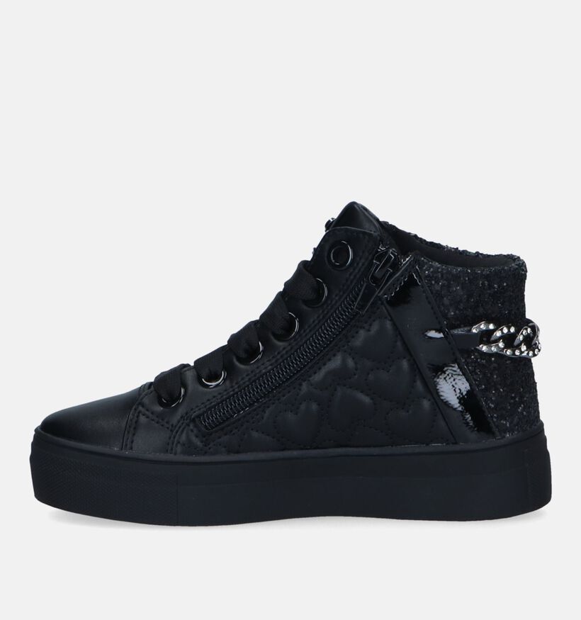 Asso Baskets montantes en Noir pour filles (331080)