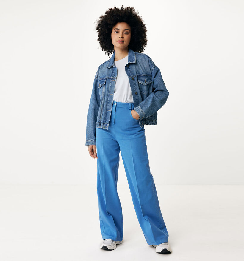 Mexx Olivia Blauwe Wijde Broek (324102)