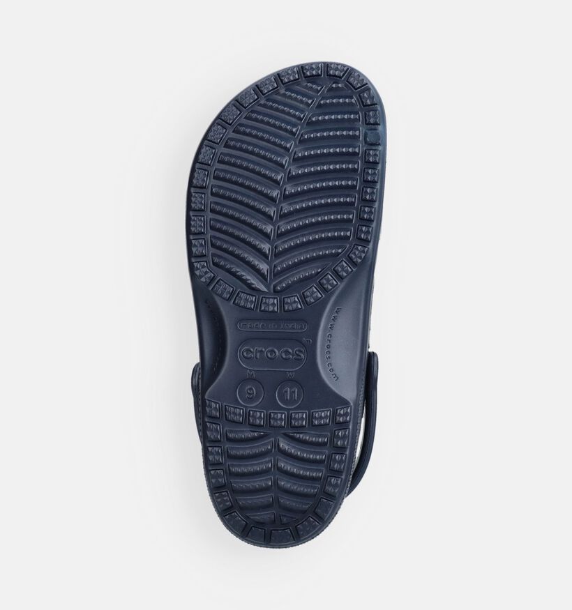 Crocs Classic Clog Claquettes en Bleu fonc&eacute; pour hommes (379710)