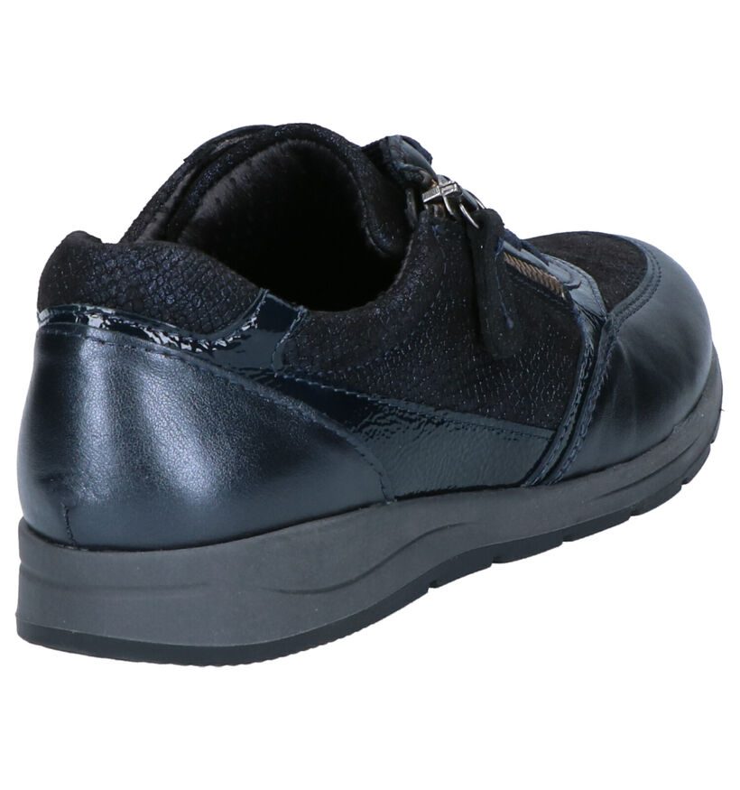 Mirel Chaussures &agrave; lacets en Bleu fonc&eacute; en cuir (256435)