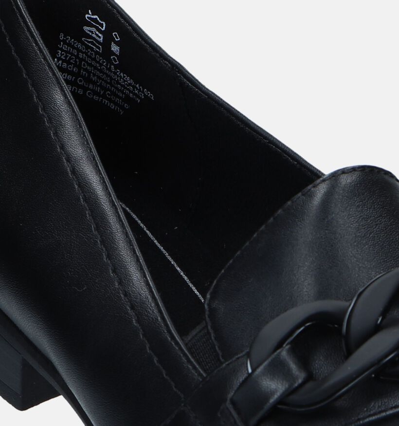 Jana Zwarte Loafers voor dames (344487)