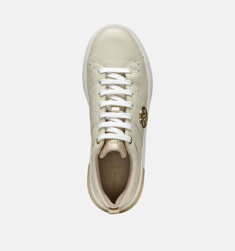 Geox Dalyla Chaussures à Lacets en Écru pour femmes (353784) - pour semelles orthopédiques