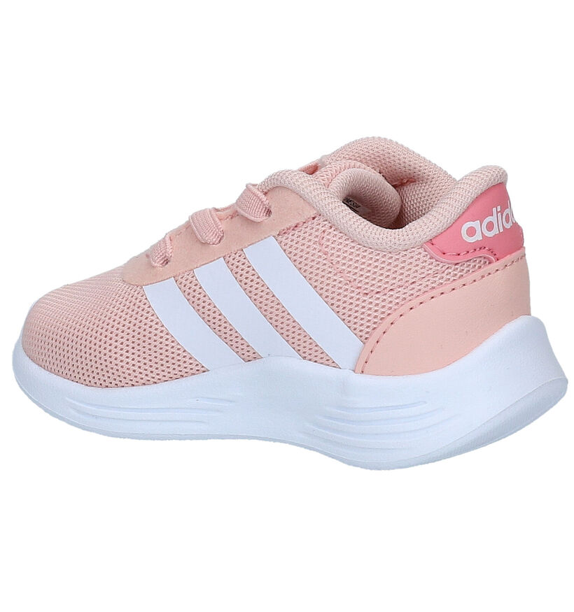 adidas Lite Racer Baskets en Rose en simili cuir (293301)