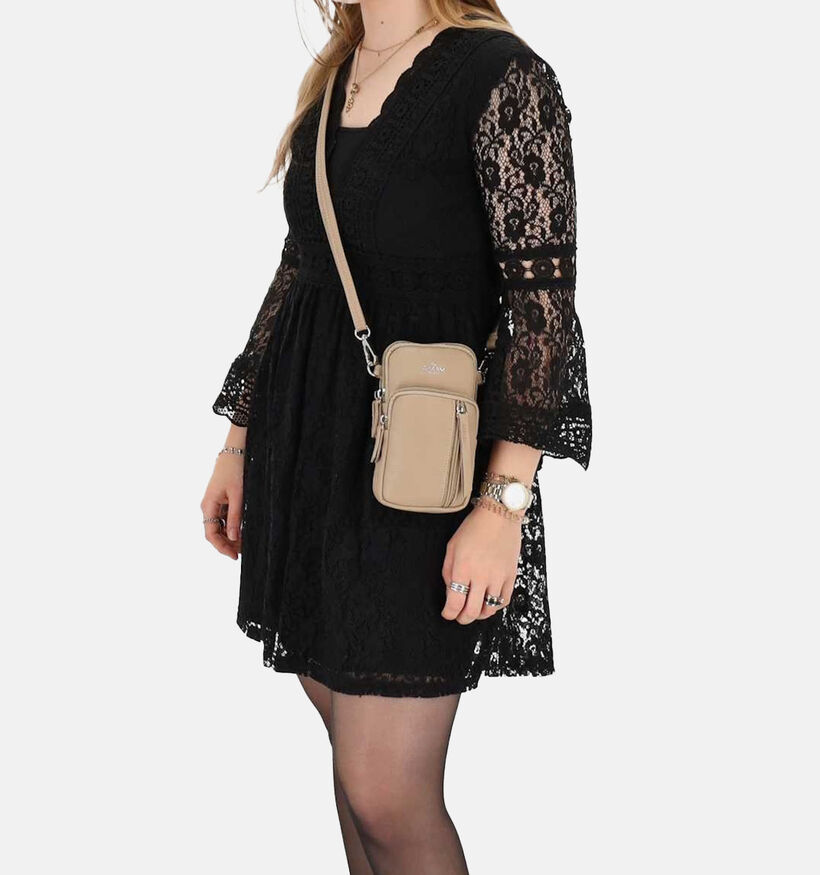 Charm Taupe Telefoontasje voor dames (343409)