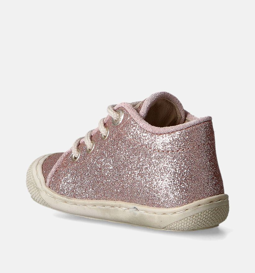 Naturino Sossi Glitter Chaussures pour bébé en Rose pour filles (355335) - pour semelles orthopédiques