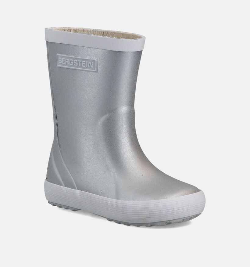Bergstein Rainboot Glam Zilveren Regenlaarzen voor jongens (366669) - geschikt voor steunzolen