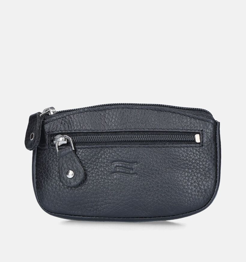 Crinkles Zwarte Ritsportemonnee voor dames (373826)