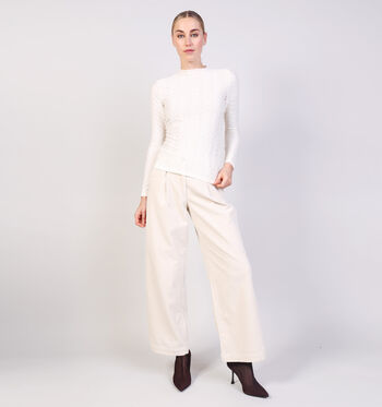 Vila T-shirts Noir/Beige